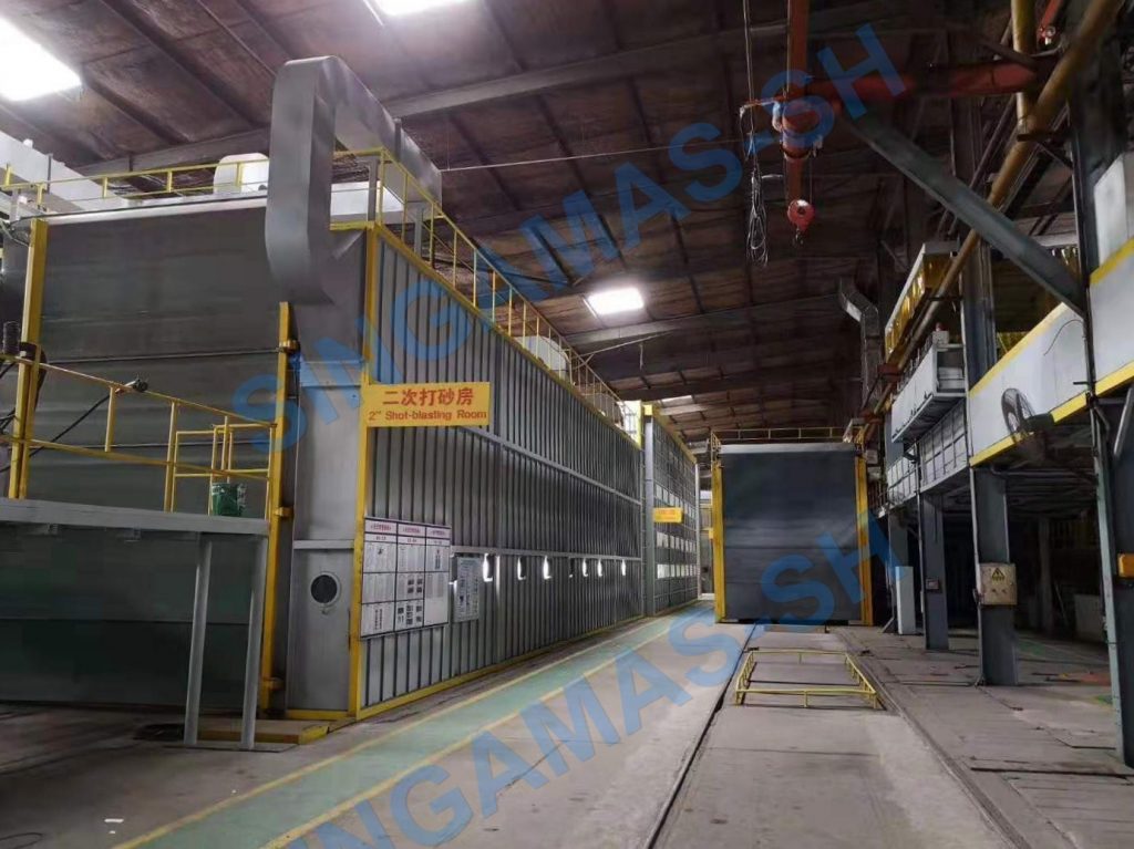 Painting Line – Shot-blasting Workshop