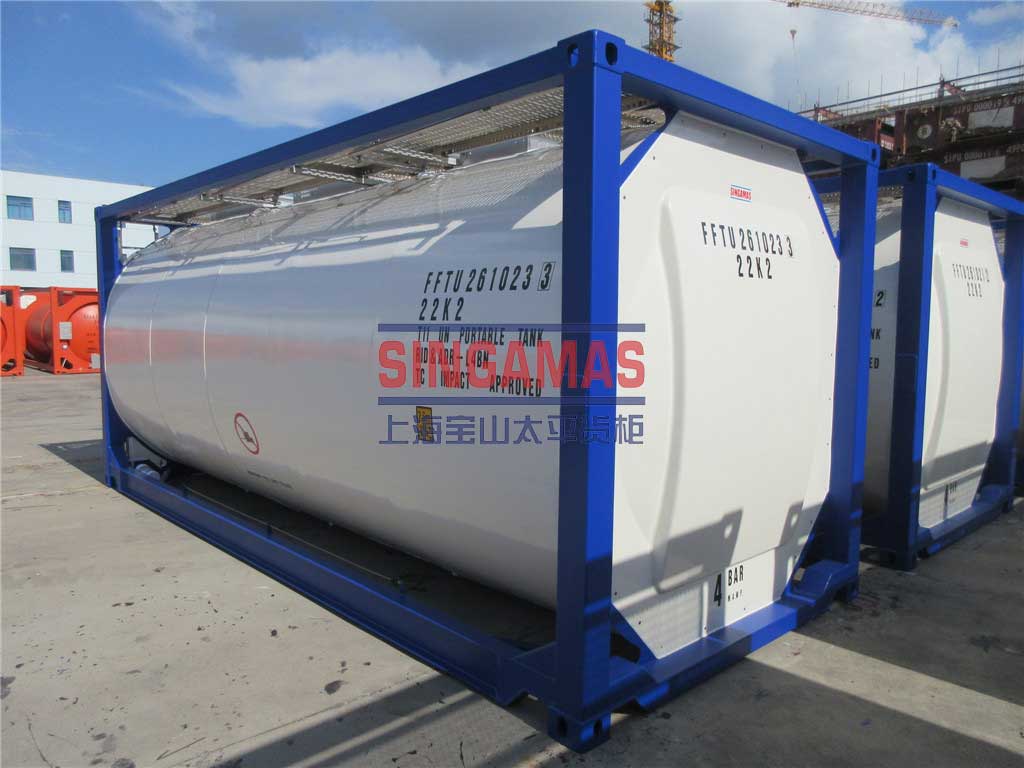 Reinforced frame tank for China railway